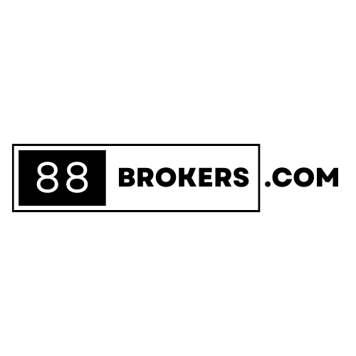 88 Brokers Black Logo